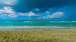 古巴,海洋,海灘