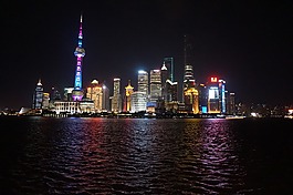 上海,中华人民共和国,夜景