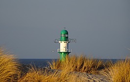 燈塔,波羅的海,warnemünde