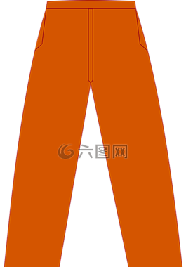 裤子,黄色,布