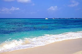 加勒比,海灘,海