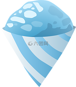 冰淇淋,錐,藍(lán)色
