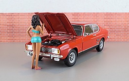 模型車,福特,卡普里