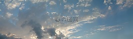 天空,云,光