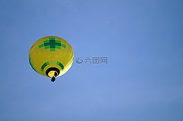 熱氣球,天空,球