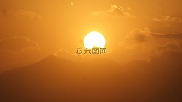 黎明,太陽,海灘