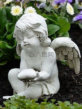 天使,數(shù)字,墓圖