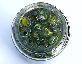 大理石,球,玻璃