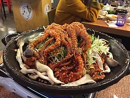 炒雞,食物,韓國食物