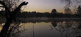 水,上午,日出