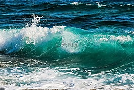波,砸,泡沫