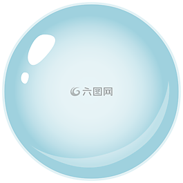 環路,球,藍色