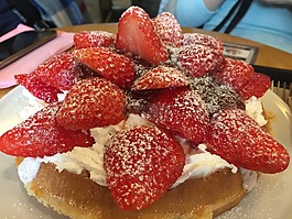 草莓,縐紗,甜點(diǎn)