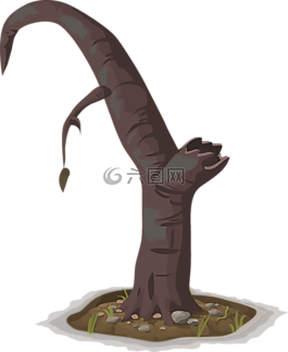 植物,树,死亡