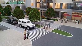 城市,模型,街
