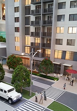 城市,模型,街