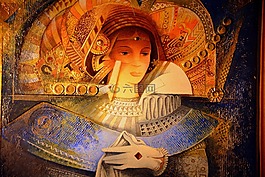 框架,女子,中世紀(jì)