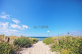 海,沙丘,海灘