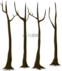 樹,死亡,樹干
