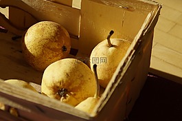 購物籃,梨子,水果