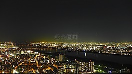 梅田,大阪,夜景