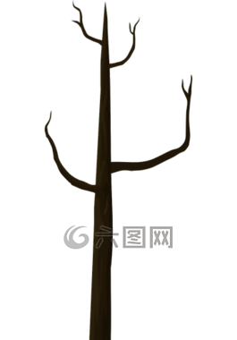 樹,死亡,樹干