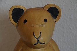 泰迪熊,森林,木