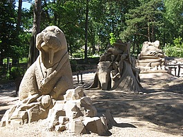 korkeasaari,砂雕塑,沙雕