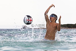 水,樂趣,夏天
