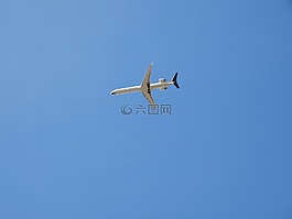 飛機,天空,飛