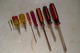 工具,螺絲刀,安排