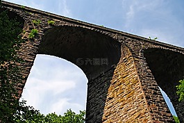鐵路,橋,北