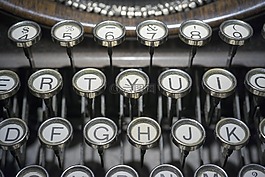 打字機,按鈕,鍵