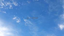 天空,云,藍色