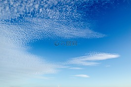天空,云,藍色