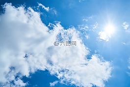 天空,云,蓝色
