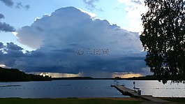 風(fēng)暴,夏天,雨