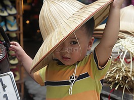 越南,男孩,孩子