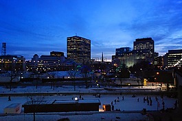 城市,燈,夜