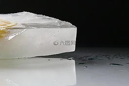 冰,冰冷,块的冰