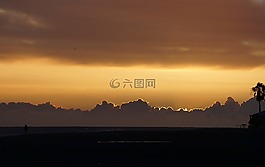 日落,太陽(yáng),黃昏