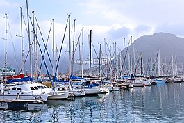 游艇,赫然,海