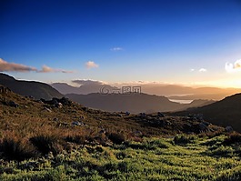 南非,景觀,山