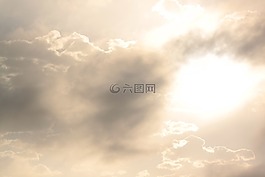 晚間,云,薄霧