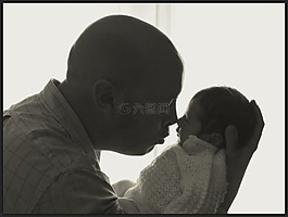 父親,船上的孩子,嬰兒