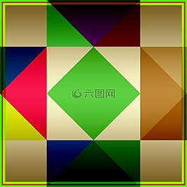 廣場,矩形,三角形