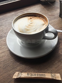 咖啡,上午,杯