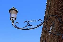 路燈,光,燈