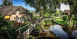 giethoorn,度假,农村