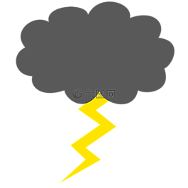 閃光,雷暴,剪影